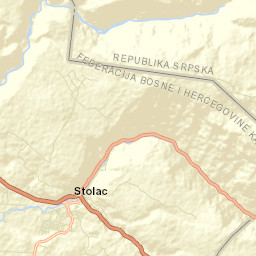 Stolac Street Map