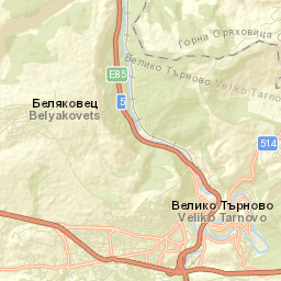 Veliko Tŭrnovo Street Map
