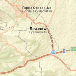 Gorna Oryahovitsa Street Map