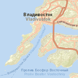 Vladivostok Street Map