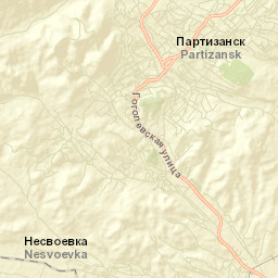 Partizansk Street Map