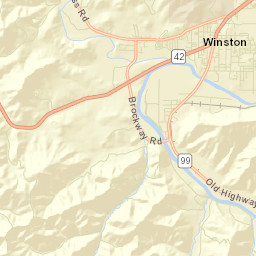 Winston Street Map