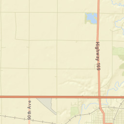 Algona Street Map