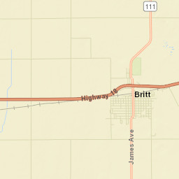 Britt Street Map