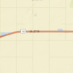 Cerro Gordo County Street Map