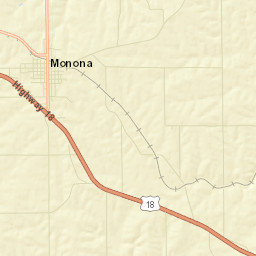 Monona Street Map