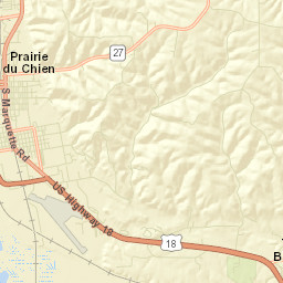 Prairie du Chien Street Map