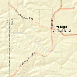 419 Co Rd I Highland WI 53543 Street Map