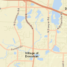 Dousman Street Map