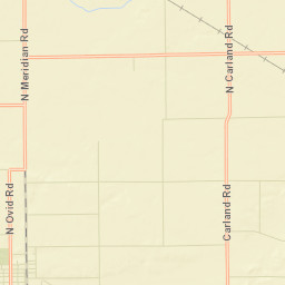 Ovid Street Map