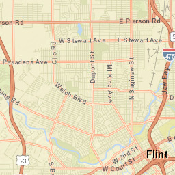 Flint Street Map