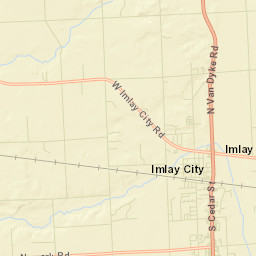 Imlay City Street Map