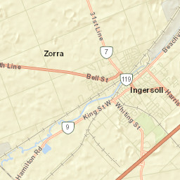 Ingersoll Street Map