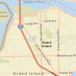 Sandy Beach New York Street Map