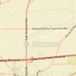 East Elba New York Street Map