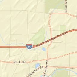 Wheatland Center New York Street Map