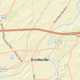 Scottsville New York Street Map