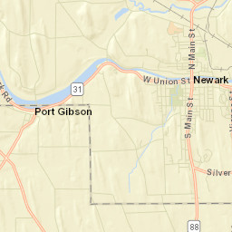 Port Gibson New York Street Map