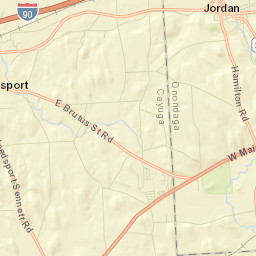 Pump Corners New York Street Map