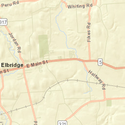 Halfway New York Street Map