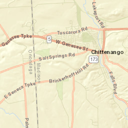 Mycenae New York Street Map