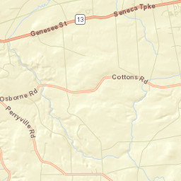 Sullivan New York Street Map