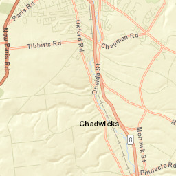 Washington Mills New York Street Map