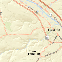 North Frankfort New York Street Map