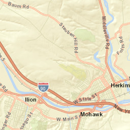 North Ilion New York Street Map