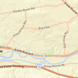 Jacksonburg New York Street Map