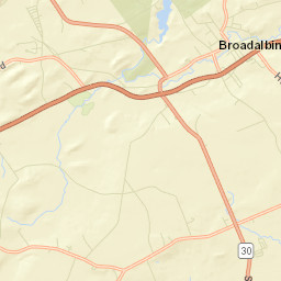 Vail Mills New York Street Map