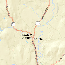 Antrim Street Map