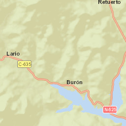 Burón Street Map