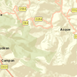 Département des Hautes-Pyrénées Street Map