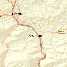 Limoux Street Map