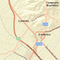 Campiglia Marittima Street Map
