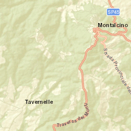 Montalcino Street Map