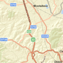 Chiusi Street Map