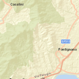 Fontignano Street Map