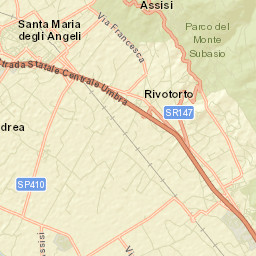 Santa Maria degli Angeli Street Map