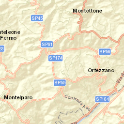 Monte Rinaldo Street Map