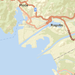 Grad Ploče Street Map