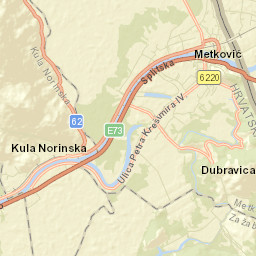 Metković Street Map