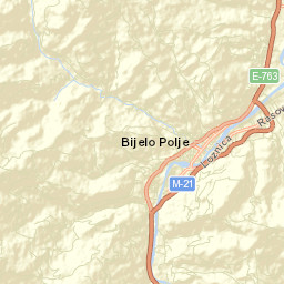 Bijelo Polje Street Map