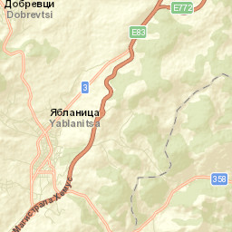 Yablanitsa Street Map