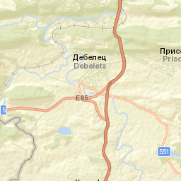 Debelets Street Map