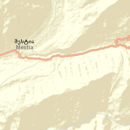 Mest’ia Street Map