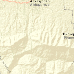Alkhazurovo Street Map