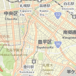 Sapporo-shi Street Map