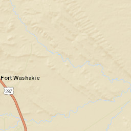 Fort Washakie Street Map